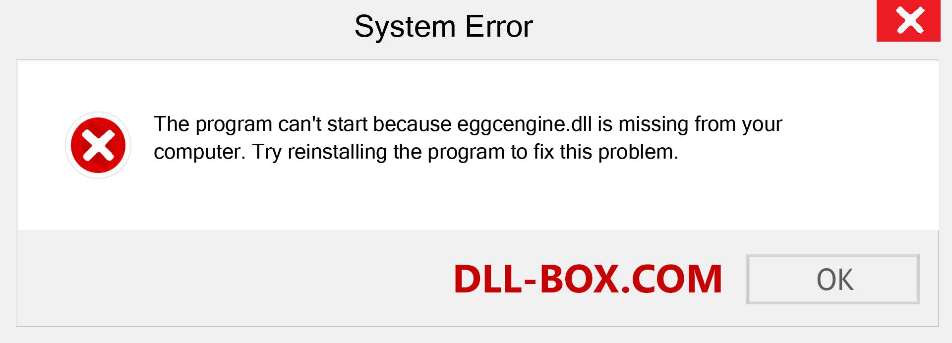  eggcengine.dll file is missing?. Download for Windows 7, 8, 10 - Fix  eggcengine dll Missing Error on Windows, photos, images